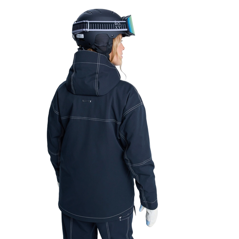 Back image of the Chloe Kim Snowboard Jacket - Womens in True Black