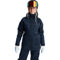 Front image of the Chloe Kim Snowboard Jacket - Womens in True Black
