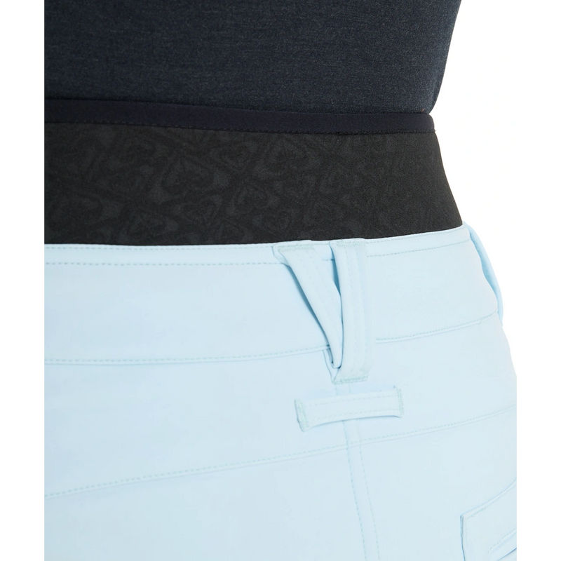 Detail image of the Rising High Snowboard Pants - Womens in Ice Blue
