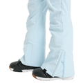 Detail image of the Rising High Snowboard Pants - Womens in Ice Blue