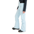 Side image of the Rising High Snowboard Pants - Womens in Ice Blue