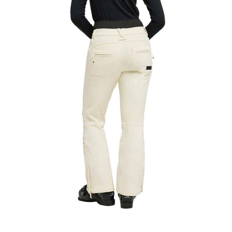 Back image of the Rising High Snowboard Pants - Womens in Whisper White