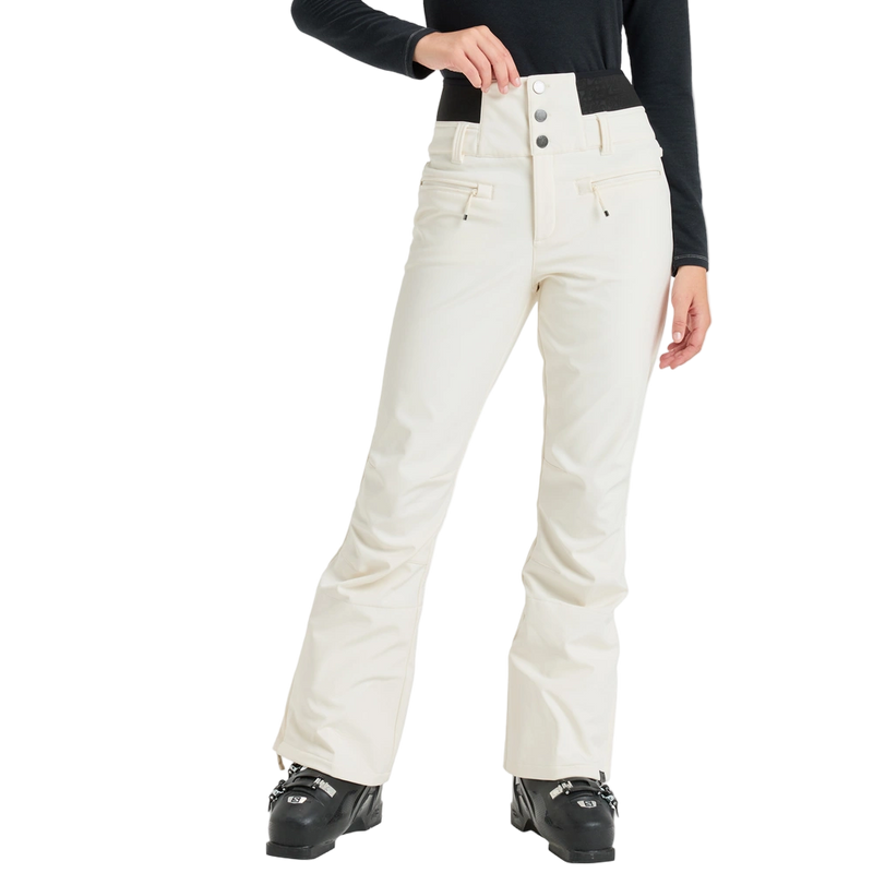 Front image of the Rising High Snowboard Pants - Womens in Whisper White