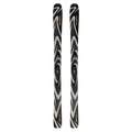 Top view of the SALOMON QST 94 Black Skis,  26/27 Unisex's model