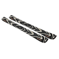 Side view of the SALOMON QST 94 Black Skis,  26/27 Unisex's model