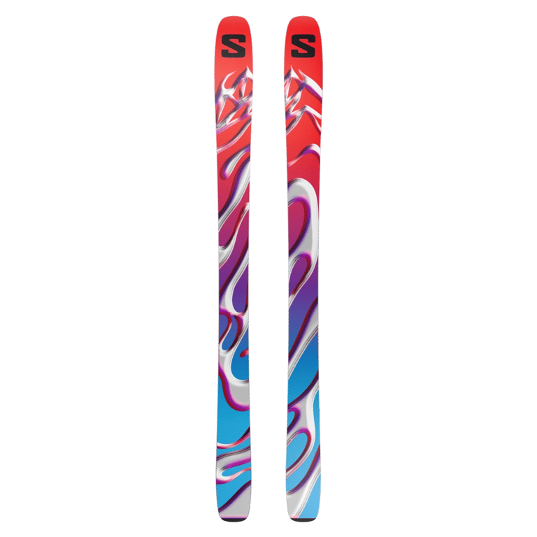 Bottom view of the SALOMON S/LAB QST BLANK Multi-coloured Skis,  26/27 Unisex's model