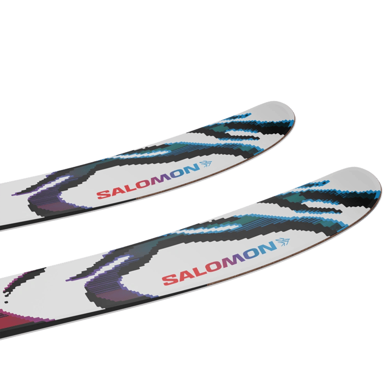 Tip view of the SALOMON S/LAB QST BLANK Multi-coloured Skis,  26/27 Unisex's model
