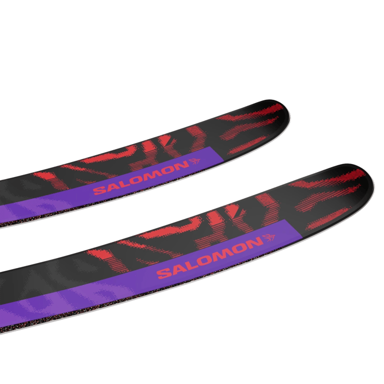 Tip view of the SALOMON S/LAB QST X Multi-coloured Skis,  26/27 Unisex's model