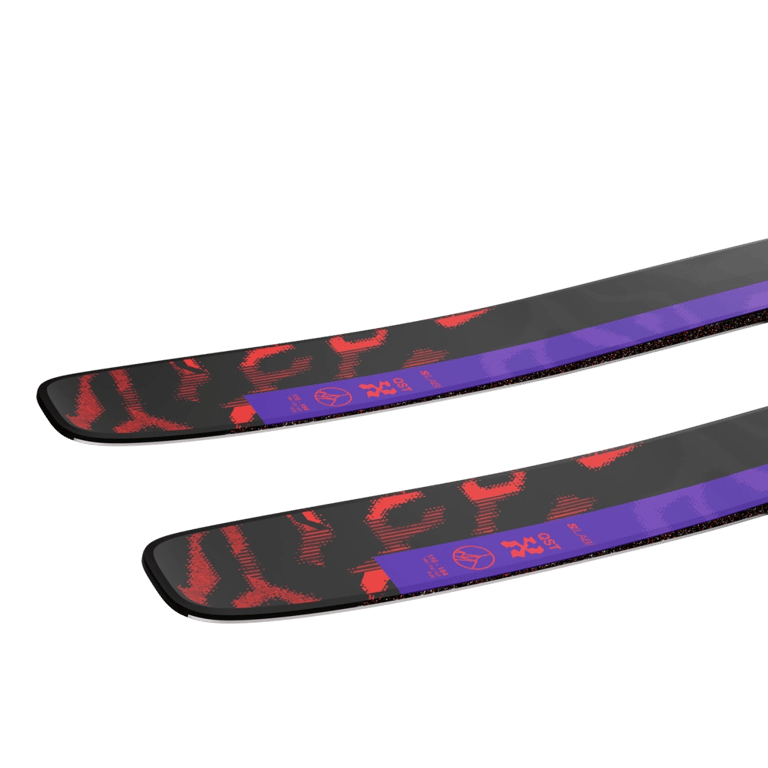 Tal view of the SALOMON S/LAB QST X Multi-coloured Skis,  26/27 Unisex's model