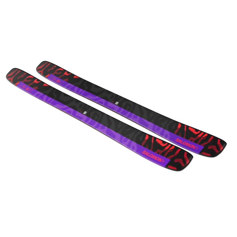 Side view of the SALOMON S/LAB QST X Multi-coloured Skis,  26/27 Unisex's model