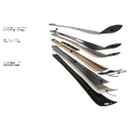 Construction view of the SALOMON S/MAX 12 Black_Silver Skis,  26/27 Unisex's model