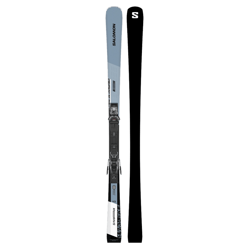 Main view of the SALOMON S/MAX Black_DustyBlue Skis,  26/27 Unisex's model