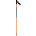 Salomon Brigade Jr Ski single Pole in orange and blue with black basekt, handle and strap