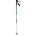 Salomon Brigade Jr Ski single Pole in blue and white with black basket, handle and strap