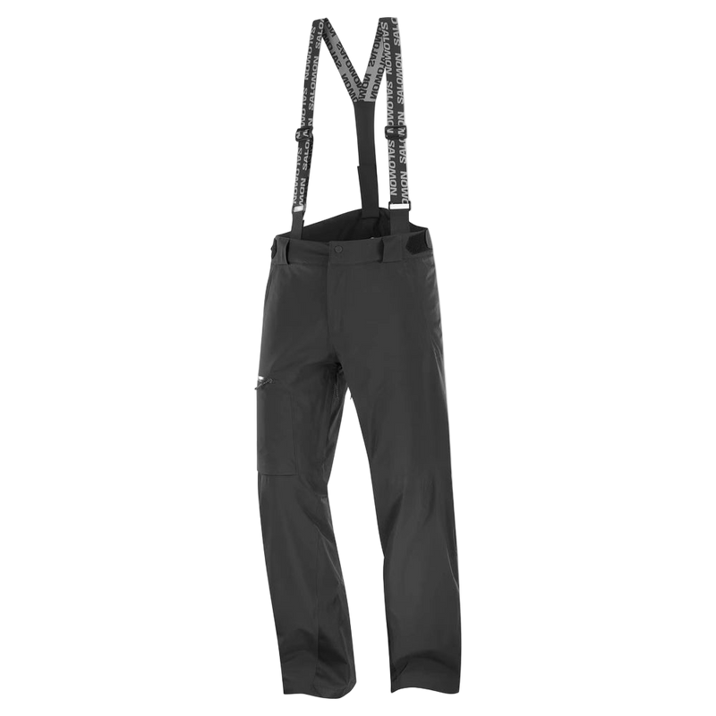 Main view of the Salomon 2026 Brilliant Pant in Deep Black colourway, men's model.