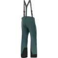 Back view of the Salomon 2026 Brilliant Pant in Green Gables colourway, men's model.