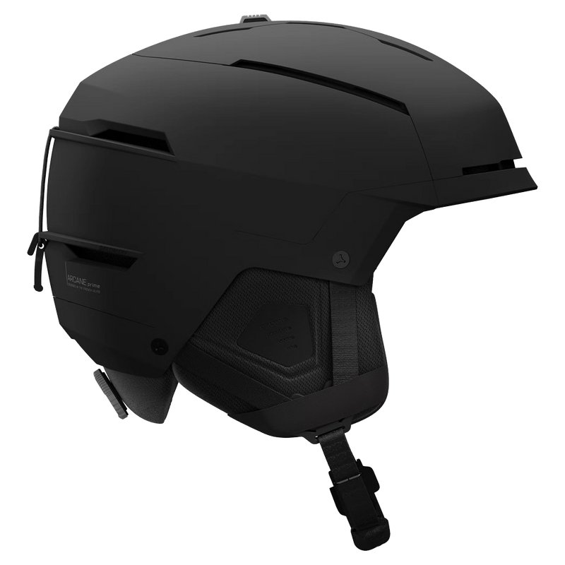 Main view of the Salomon Arcane Prime Mips Helmet in Black colourway, unisex's model