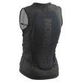 Main view of the Salomon Flexcell Pro Back Protection in Black colourway, kids model