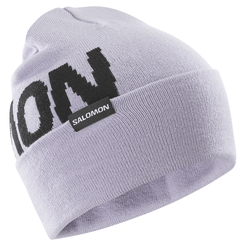 Main view of the Salomon Hermitage Beanie in Cosmic Sky colourway, unisex's model