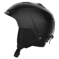 Side view of the Salomon Icon LT Helmet in Black colourway, unisex's model