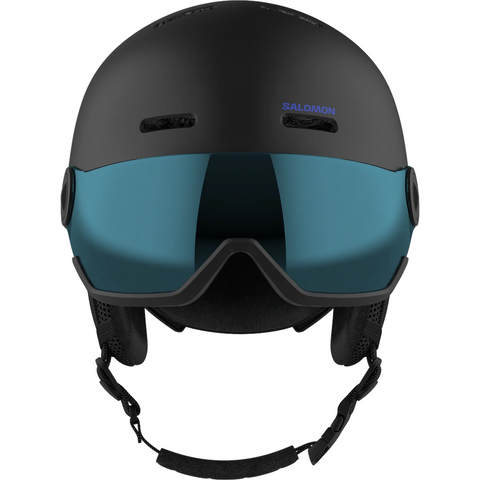 ORKA VISOR ブラック Salomon Orka Visor Helmet - Kids | Rhythm Snowsports.