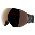 Main view of the Salomon Radium Prime Goggles in Black Tie Dye, Sigma Gun Metal lens, unisex model
