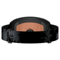 Back view of the Salomon Radium Prime Goggles in Black Tie Dye, Sigma Gun Metal lens, unisex model