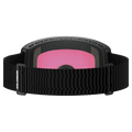 Back view of the Salomon Sentry Prime Goggles in Black, Sigma Sky Blue lens, unisex model