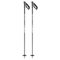 Main view of the Salomon Steep Pro S3 Ski Poles in Black Ebony colourway, unisex model