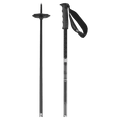 Close view of the Salomon Steep Pro S3 Ski Poles in Black Ebony colourway, unisex model