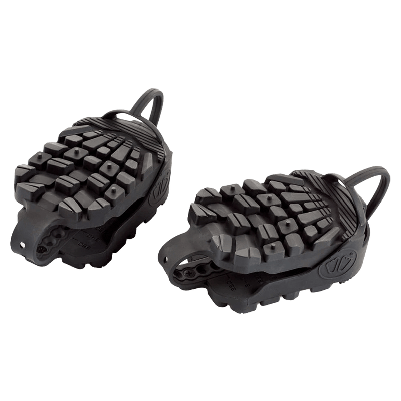 Folded view of the Sidas Ski Boot Traction in Black colourway, unisex model