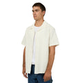 man wearing Luca SS Shirt in washed white colourway