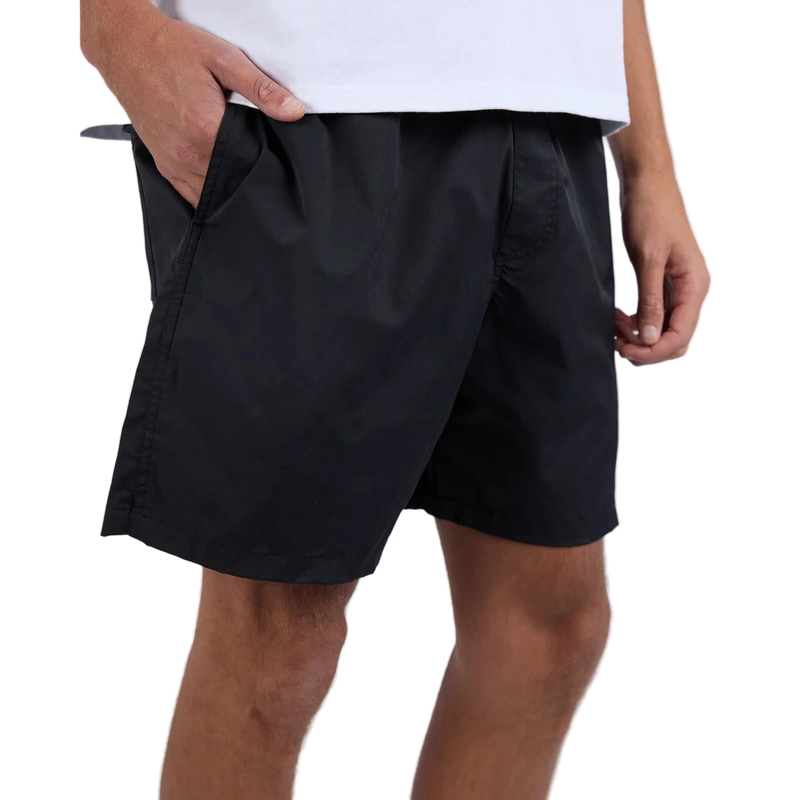 Pocket of Silent Theory Tres Shorts in black colourway