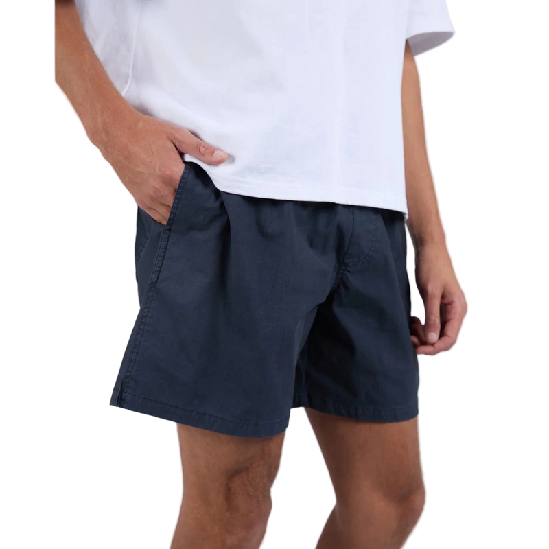 Pocket of Silent Theory Tres Shorts in navy colourway