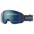 Main view of the Smith 4D MAG AF Goggles in Royal Navy, Everyday Blue Mirror lens, unisex model