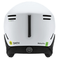 Back view of the Smith Method Pro MIPS AF Helmet in Matte White colourway, unisex's model