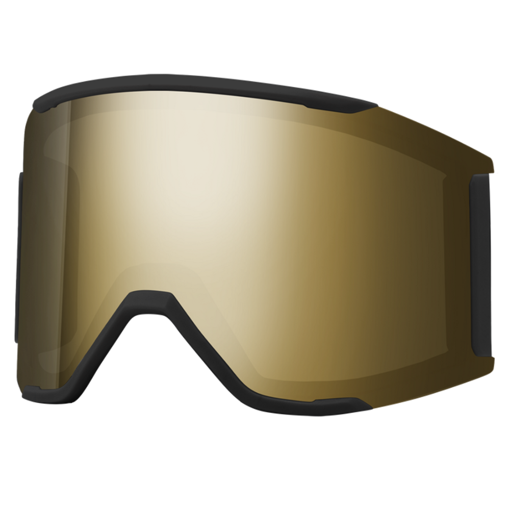 Chromapop Sun Black gold Mirror replacement lens for Smith Squad Mag goggles