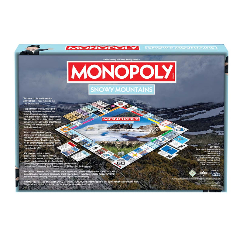Snowy Mountains Monopoly Game