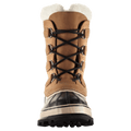 Front view of the Sorel Caribou Apres Boots in buff colourway, men model