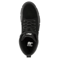 Top view of the Sorel Explorer III Apres Boots in Black Jet colourway, men model