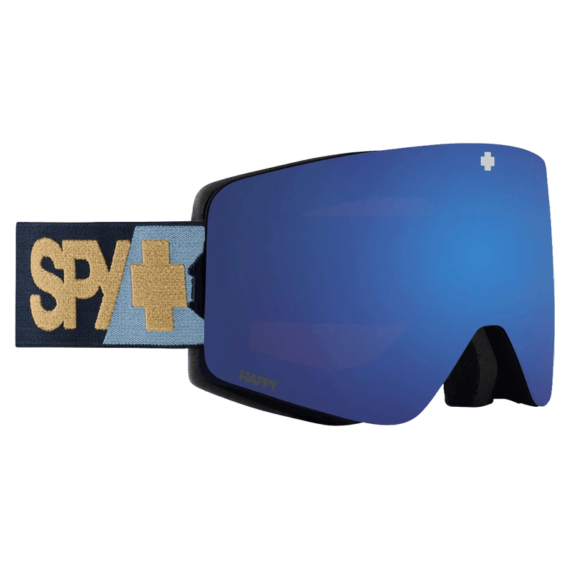 Main view of the Spy Marauder Elite Goggles in Dark Blue, Happy Rose Dark Blue Mirror lens, unisex model