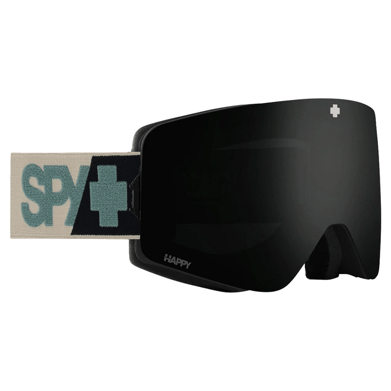 Main view of the Spy Marauder Elite Goggles in Warm Gray, Happy Gray Green Black Mirror lens, unisex model