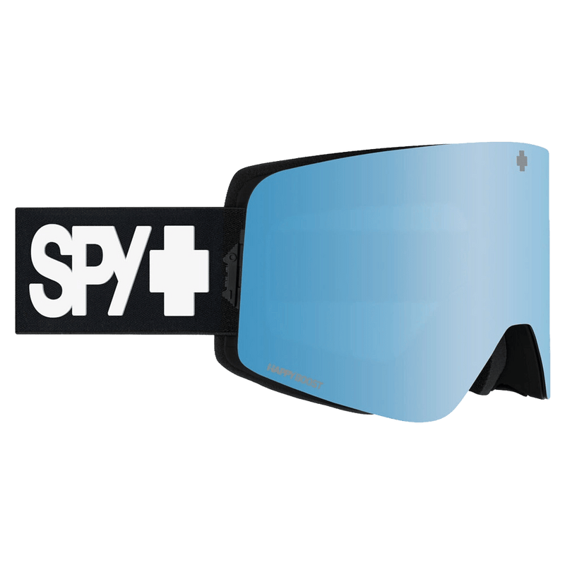 Main view of the Spy Marauder SE  Goggles in Everblack, Ice Blue Mirror + LL Coral lens, unisex model