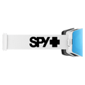 Side view of the Spy Marauder SE  Goggles in Everwhite, Ice Blue Mirror + LL Coral lens, unisex model