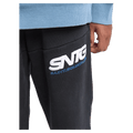 Close view of the St Goliath Challenger Track Pant in Washed Black colourway, kids's model