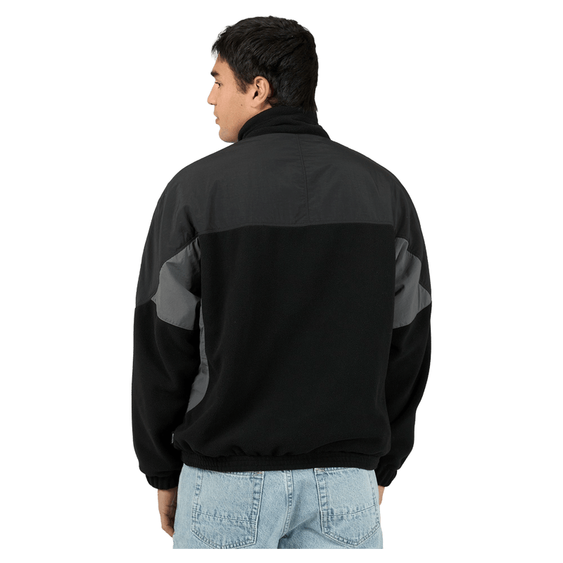 Back view of the St Goliath EDM Jacket in Black colourway, men's model