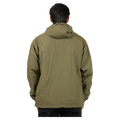 Back view of the St Goliath G400 Jacket in Khaki colourway, men's model