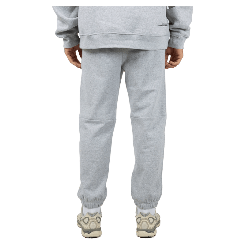 Back view of the St Goliath Radio Sweatpants in Grey Marle colourway, men's model