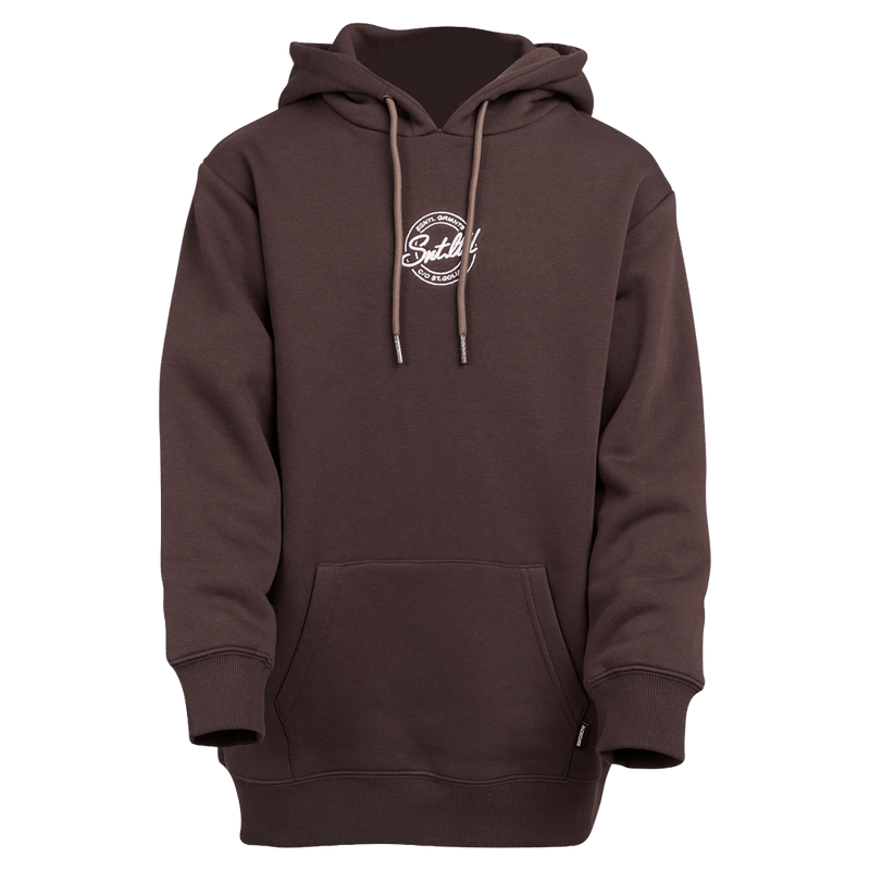 Main view of the St Goliath SNT Hoodie in Brown colourway, kids's model