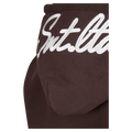 Close view of the St Goliath SNT Hoodie in Brown colourway, kids's model